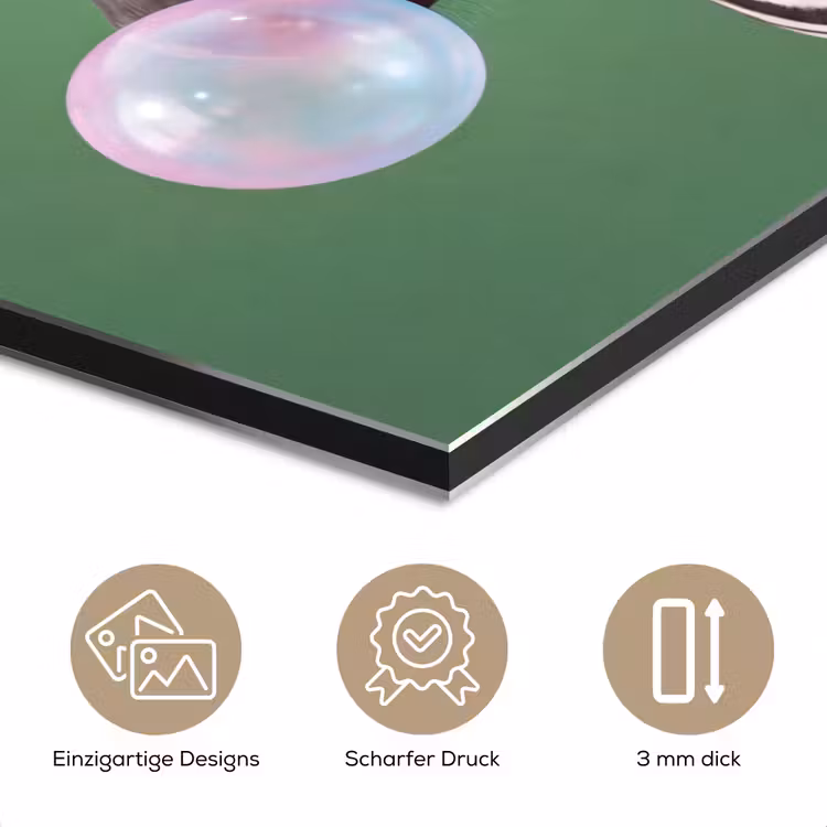 Dier - Bril - Bel - Modern - Groen aluminium wit klein -closeup_DE