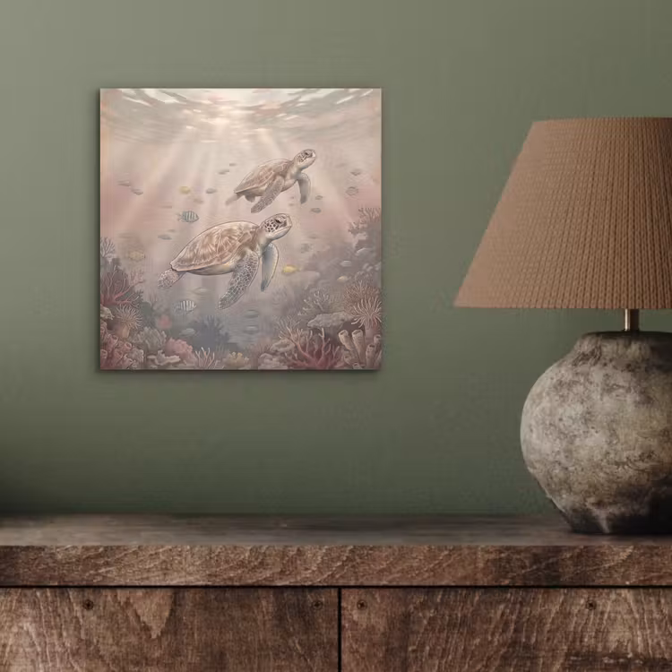 Dier - Onderwater - Oceaan - Illustratie - Zeeleven aluminium wit klein -sfeer2
