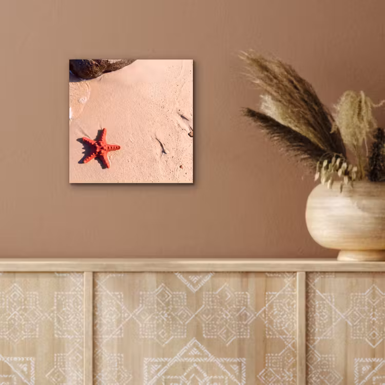 Dieren - Strand - Zee - Natuur - Rood aluminium wit klein -sfeer4