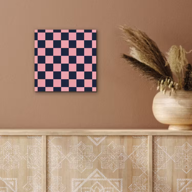 Traditioneel - Patroon - Blauw - Roze aluminium wit klein 46 -sfeer4