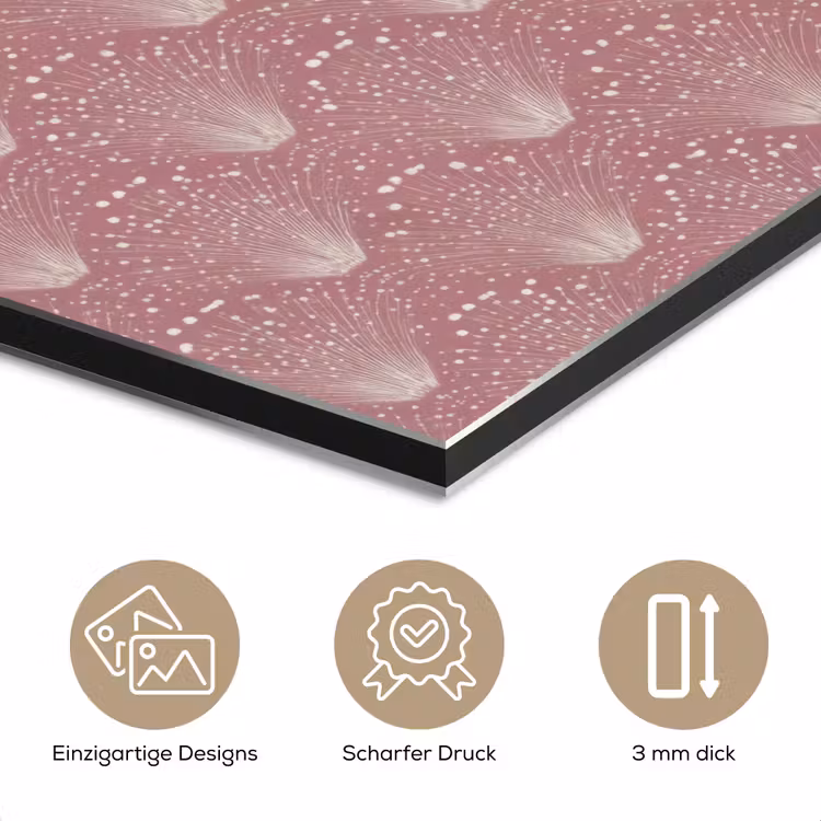 Trendy - Patroon - Roze aluminium wit klein 46 -closeup_DE