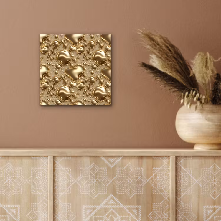 Druppels - Organisch - Goud aluminium wit klein 46 -sfeer4