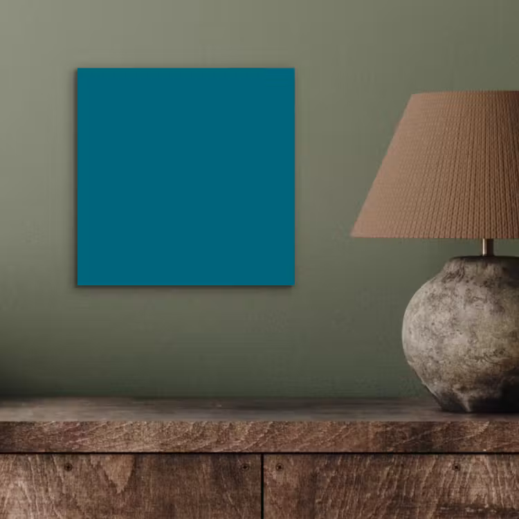 Tropical - Peacock - Blauw aluminium wit klein 46 -sfeer2