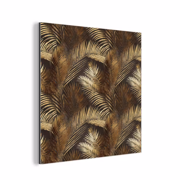 Tropisch - Bladeren - Goud aluminium wit klein 46 -3d