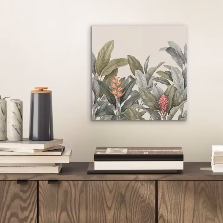 Tropisch - Planten - Modern - Groen aluminium wit klein -sfeer1
