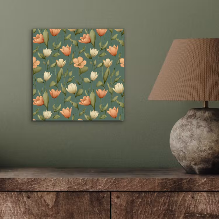 Tulpen - Botanisch - Groen aluminium wit klein 46 -sfeer2