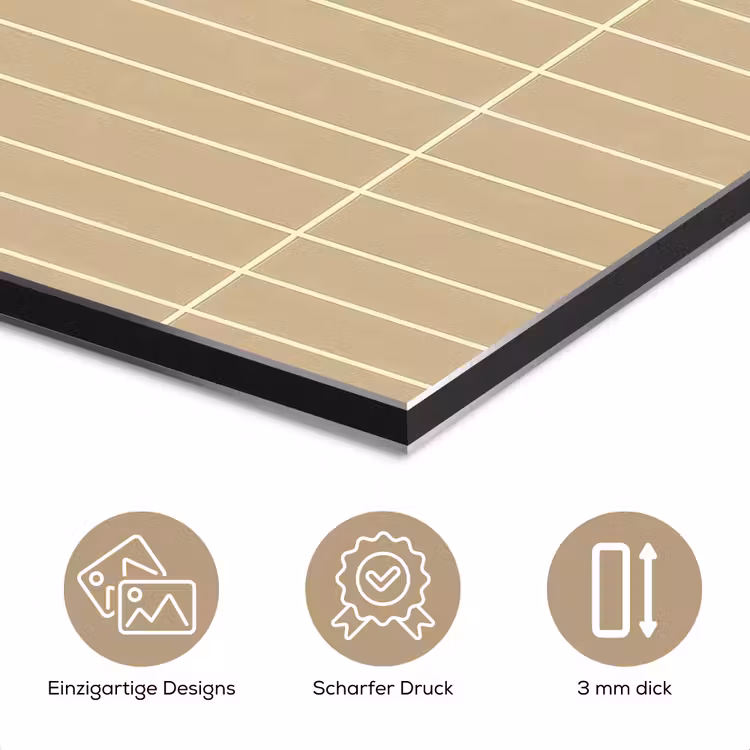 Verticaal - Wandtegel - Zand - Beige aluminium wit klein 46 -closeup_DE