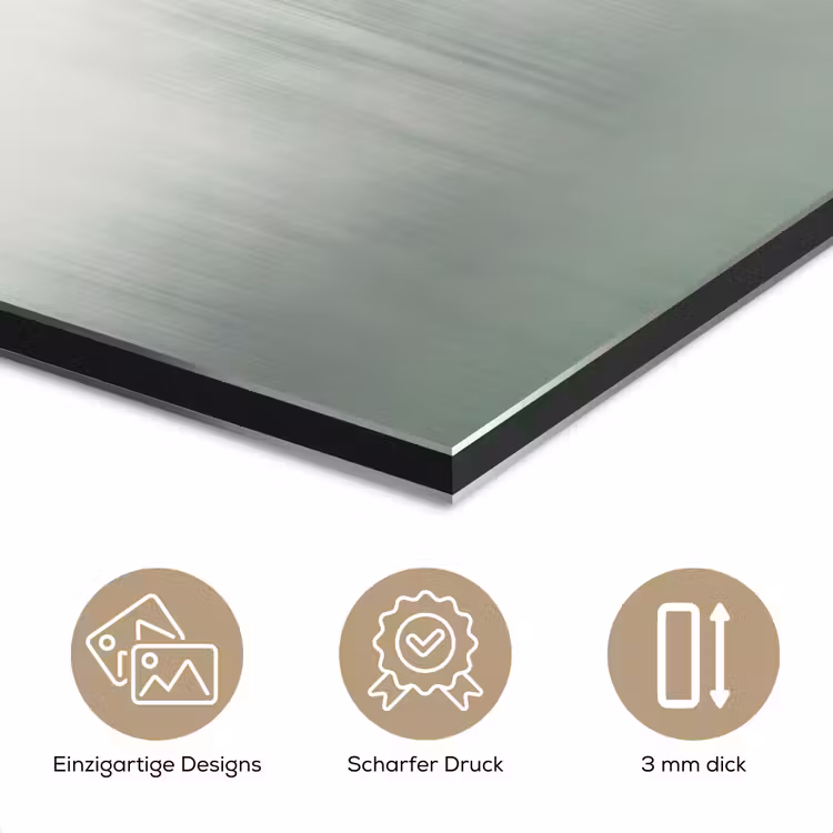 Vogel - Vlucht - Natuur - Minimalistisch aluminium wit klein -closeup_DE