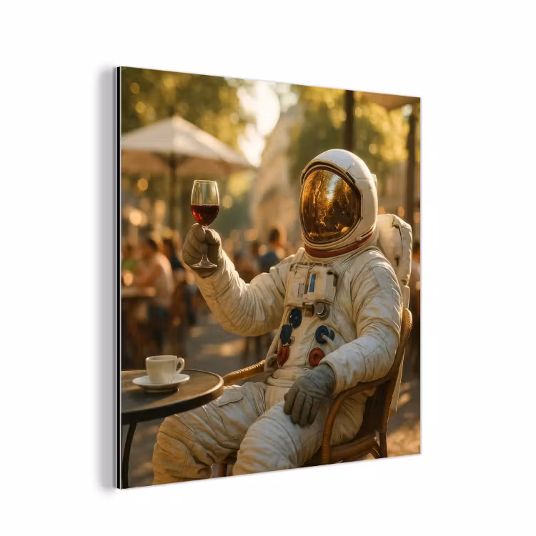 Wijn - Rood - Terras - Koffie aluminium wit klein -3d