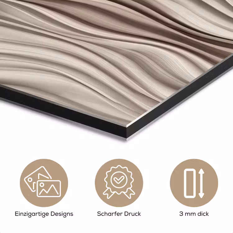 Golven - 3D - Crème aluminium wit klein 46 -closeup_DE