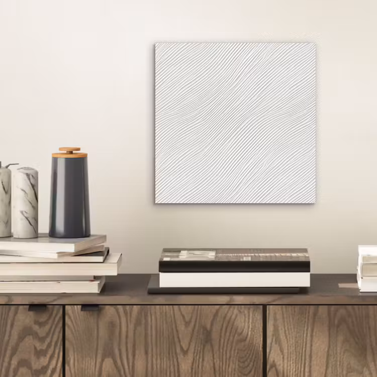 Golven - Ribbels - Wit aluminium wit klein 46 -sfeer1