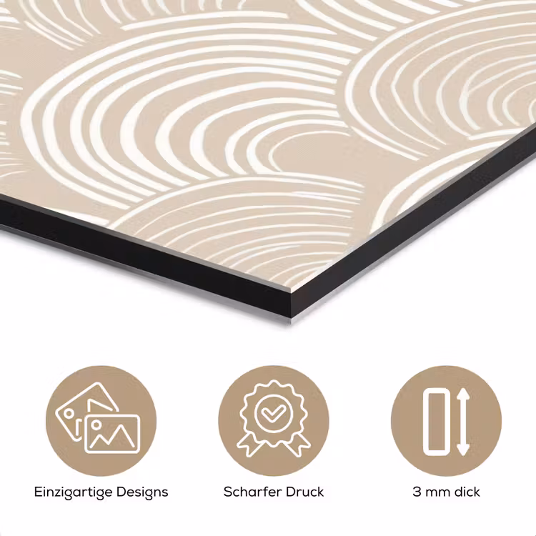 Golven - Structuur - Beige aluminium wit klein 46 -closeup_DE