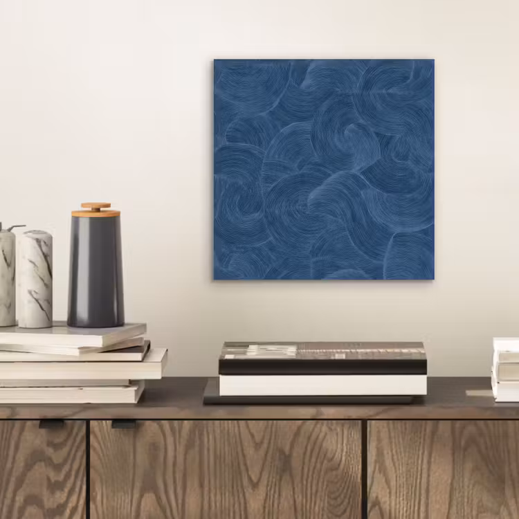 Golven - Textuur - Patroon - Blauw aluminium wit klein 46 -sfeer1