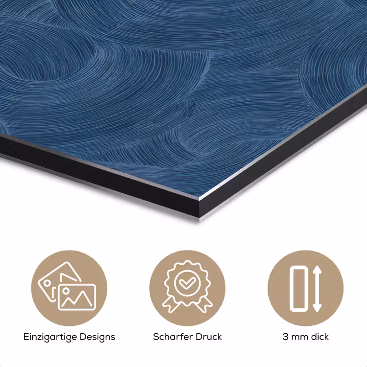 Golven - Textuur - Patroon - Blauw aluminium wit klein 46 -closeup_DE