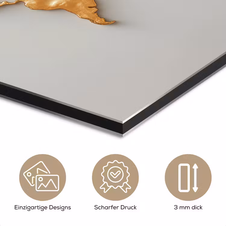 Wereldkaart - Luxe uitstraling - Wit aluminium wit klein -closeup_DE