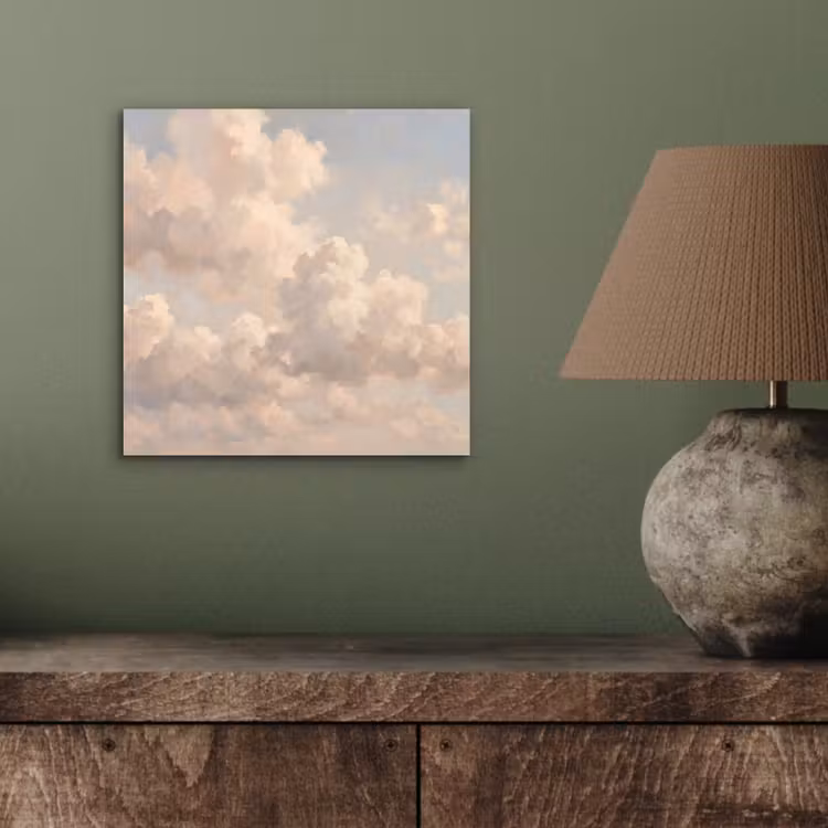 Wolken - Zacht - Natuur - Klassiek - Beige aluminium wit klein -sfeer2