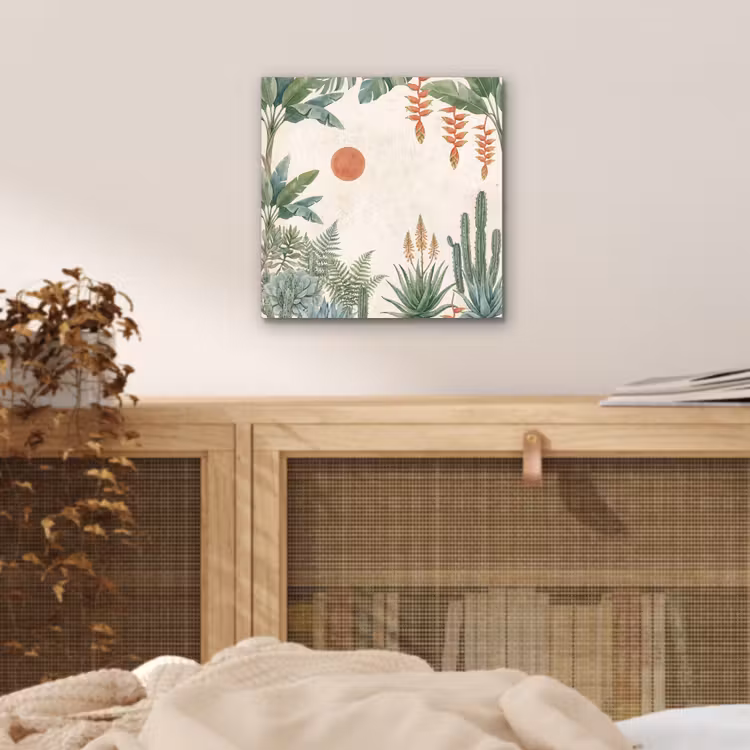 Woestijn - Planten - Groen aluminium wit klein -sfeer3