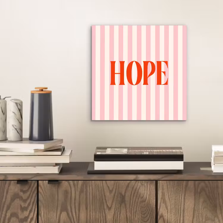 Zachtroze - Rood - Strepen - Hope aluminium wit klein -sfeer1