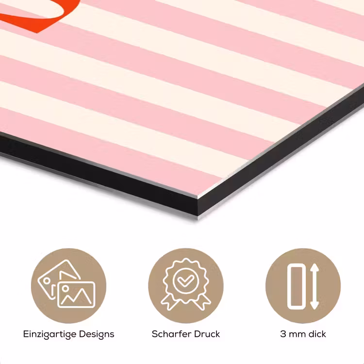 Zachtroze - Rood - Strepen - Smile aluminium wit klein -closeup_DE