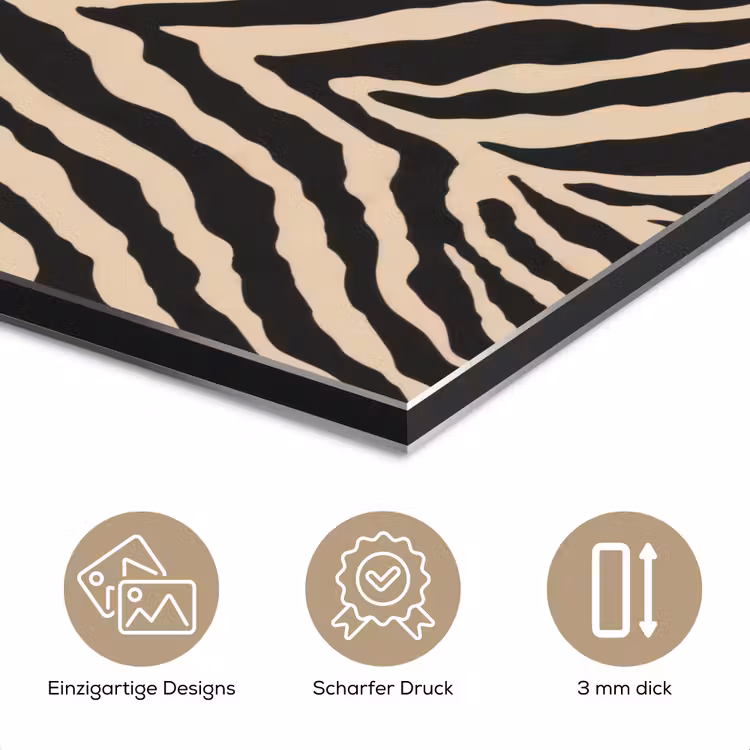 Zebra - Klassiek - Zwart aluminium wit klein 46 -closeup_DE