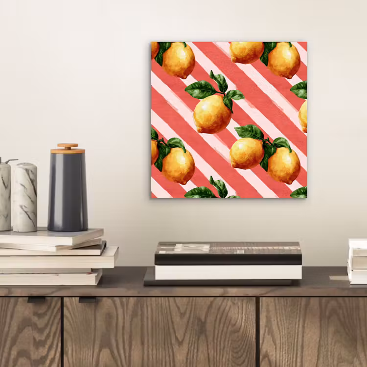 Citroen - Geïllustreerd - Oranje aluminium wit klein 46 -sfeer1