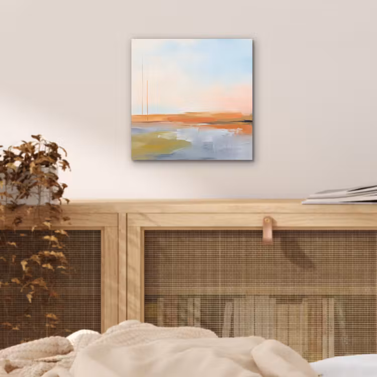 Abstract - Landschap - Horizon - Modern - Kleurrijk aluminium wit klein -sfeer3