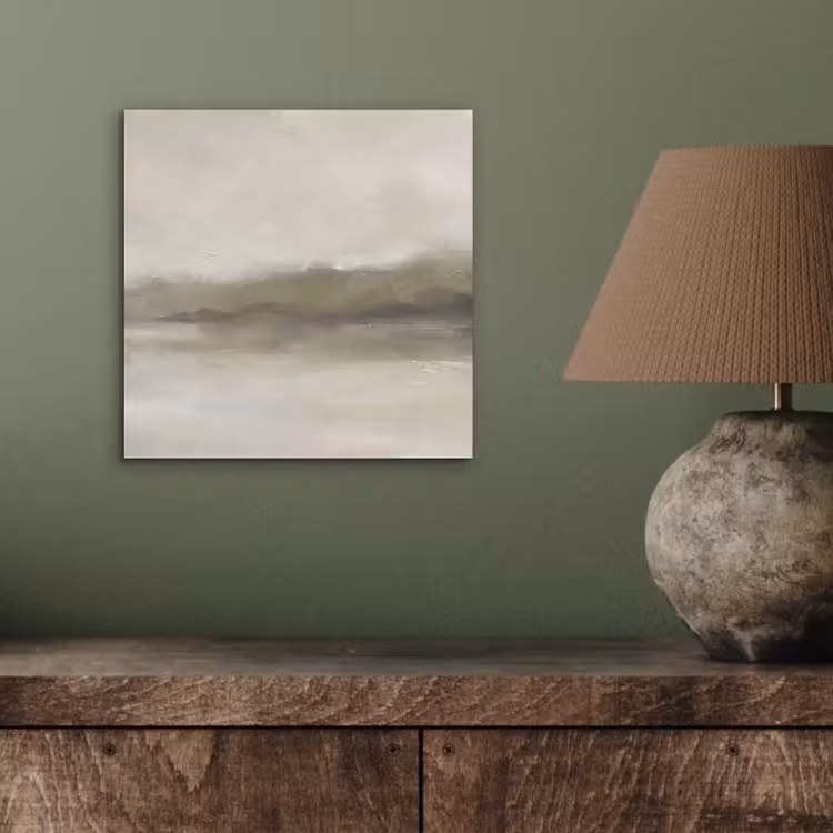 Abstract - Landschap - Nevel - Modern - Grijs aluminium wit klein -sfeer2