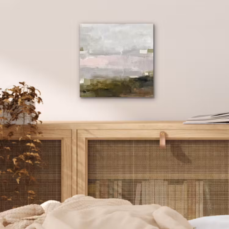 Abstract - Gelaagd - Kunst - Modern - Grijs-Groen aluminium wit klein -sfeer3