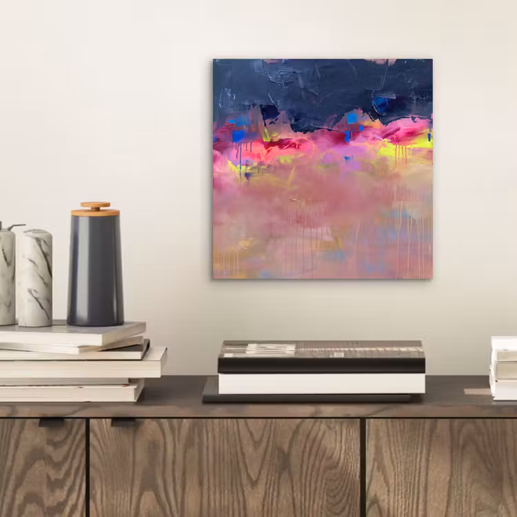 Abstract - Textuur - Kleuren - Modern - Roze aluminium wit klein -sfeer1