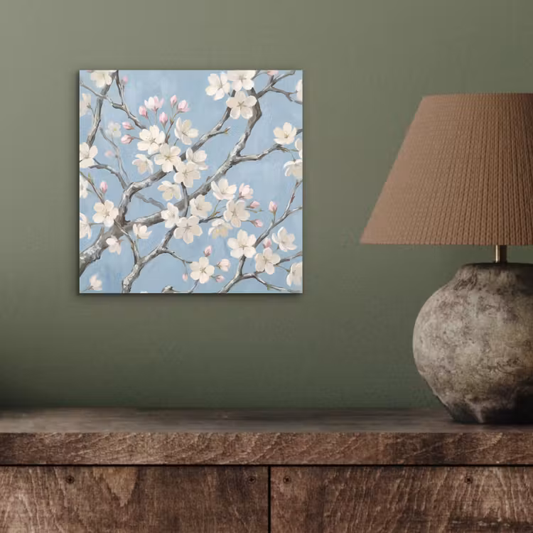 Takken - Kersenbloesem - Blauw aluminium wit klein -sfeer2