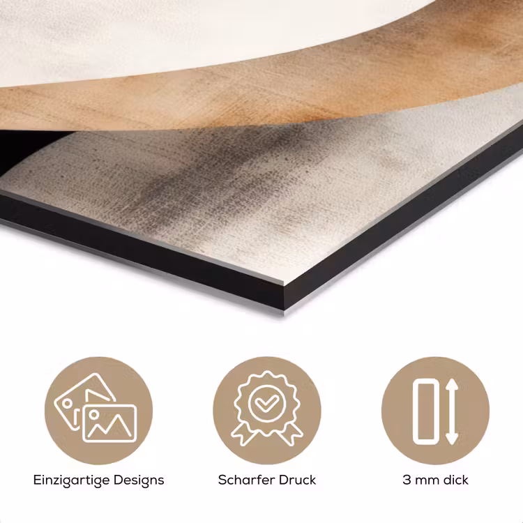 Abstract - Golven - Zwart - Verweerd aluminium wit klein -closeup_DE