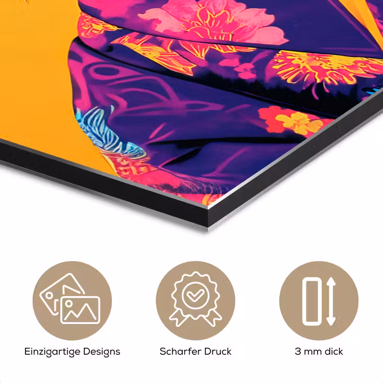 Aap - Kimono - Bloemen - Hoofdtooi aluminium wit klein -closeup_DE