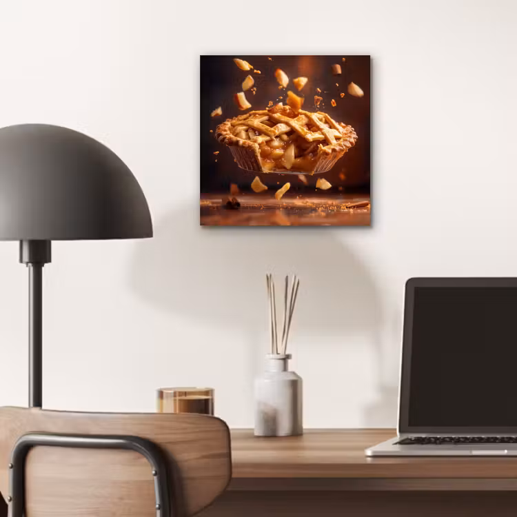 Appel - Taart - Warm - Eten aluminium wit klein -sfeer5