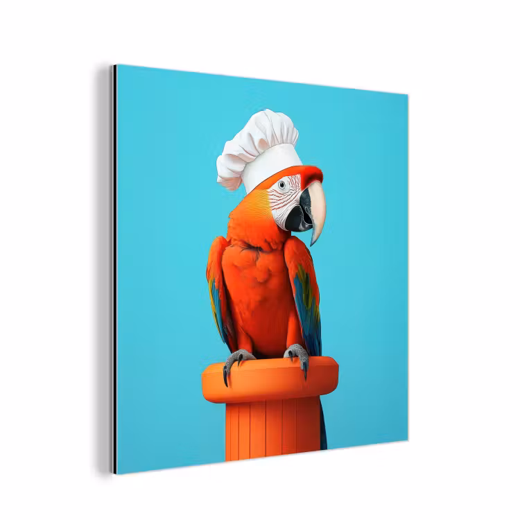 Ara - Koksmuts - Sokkel - Grappig aluminium wit klein -3d