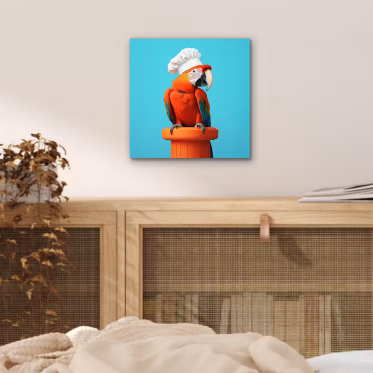 Ara - Koksmuts - Sokkel - Grappig aluminium wit klein -sfeer3