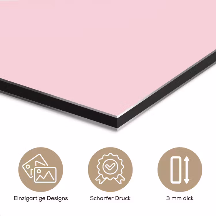 Banaan - Stippen - roze aluminium wit klein -closeup_DE