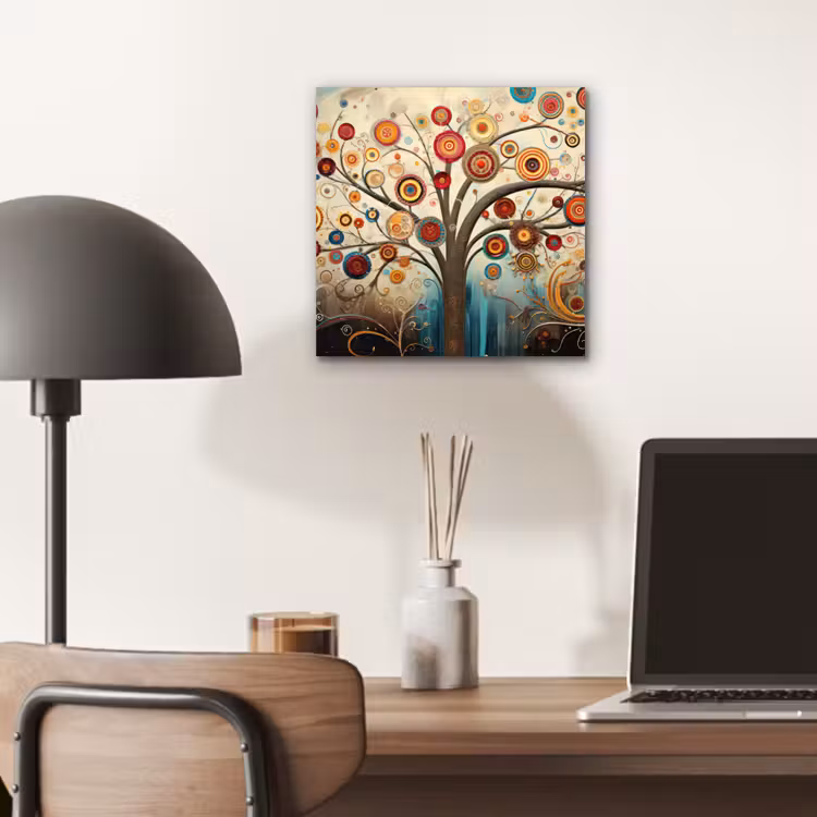 Boom - Tree of life - Kleur aluminium wit klein -sfeer5