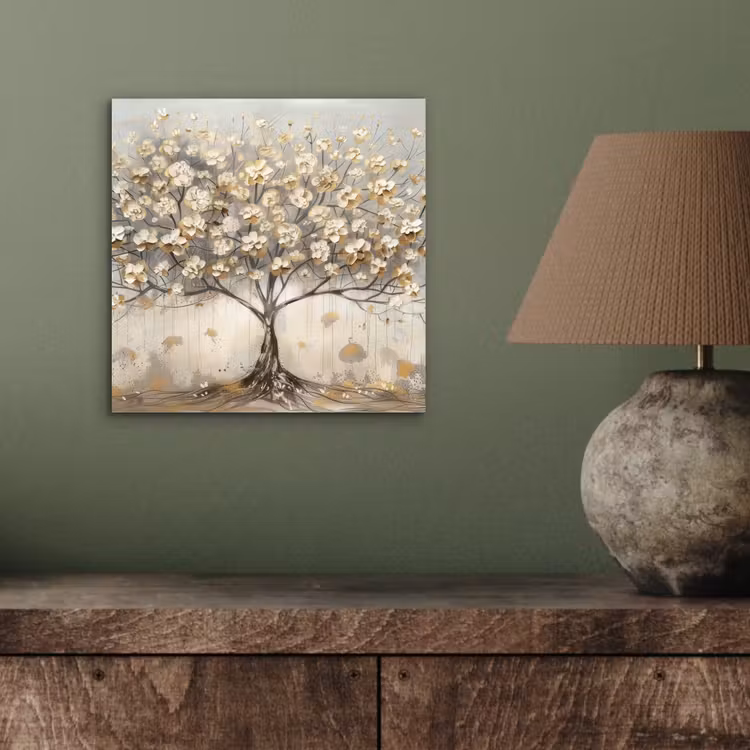 Boom - Beige - Goud - Verflook - Grijs aluminium wit klein -sfeer2