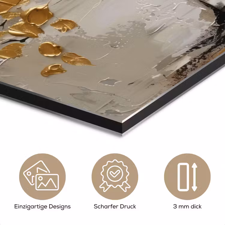 Boom - Beige - Grijs - Goud - Abstract aluminium wit klein -closeup_DE