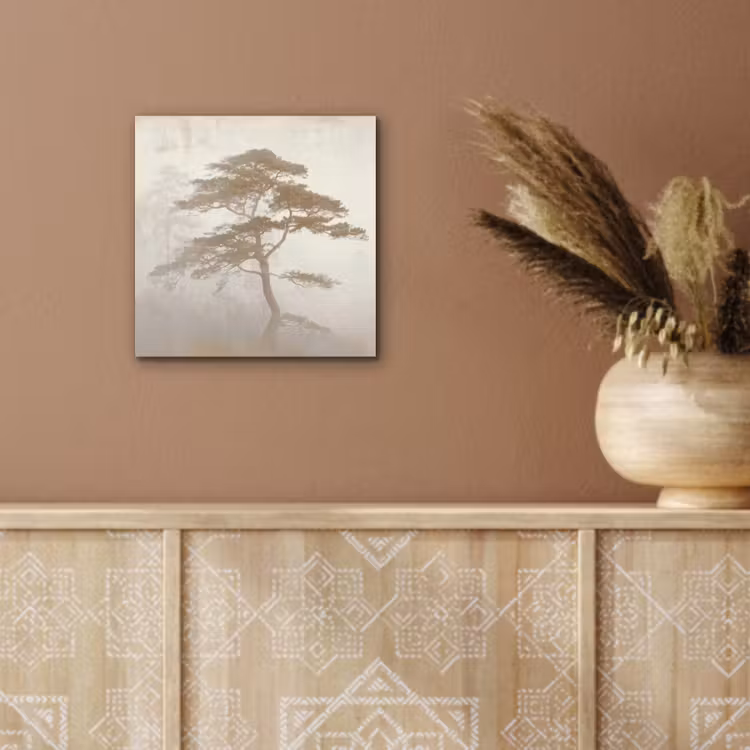 Boom - Oosterse stijl - Landschap aluminium wit klein -sfeer4