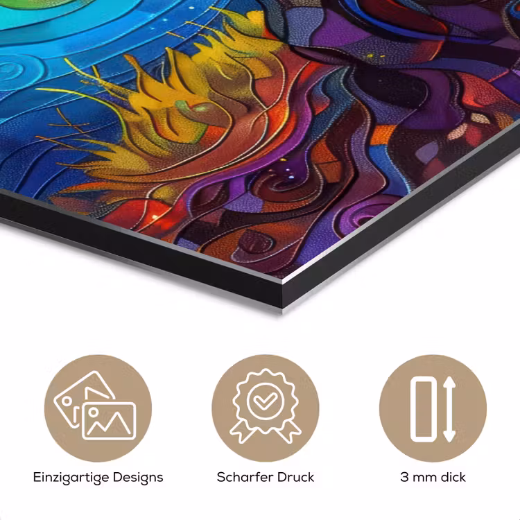Boom - Zon - Verflook - Kleuren - Abstract aluminium wit klein -closeup_DE