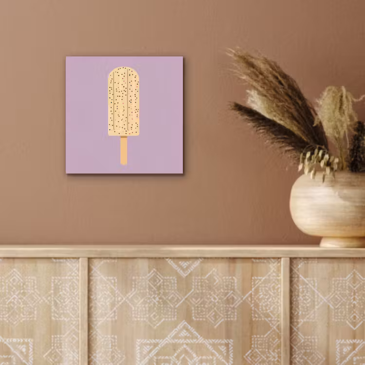 Beige - Ijsje - Spikkels aluminium wit klein -sfeer4