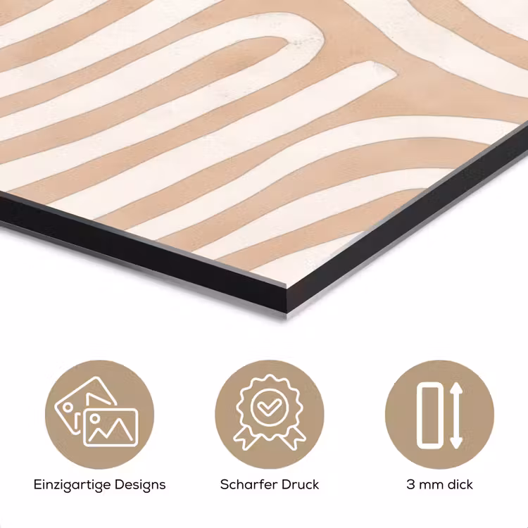Beige - Aardspatroon aluminium wit klein -closeup_DE