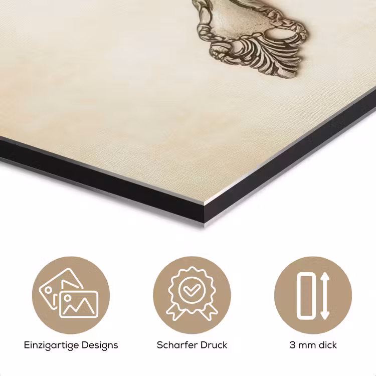 Beige - Vintage - Bestek aluminium wit klein -closeup_DE