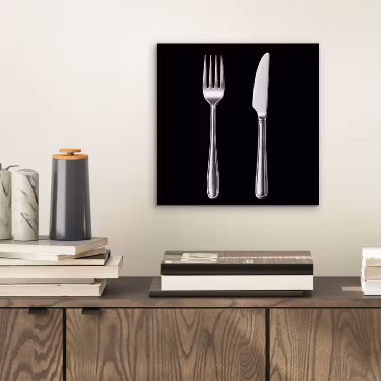 Bestek - Klassiek - Elegant aluminium wit klein -sfeer1