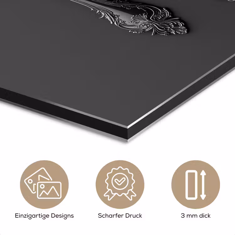 Bestek - Zwart aluminium wit klein -closeup_DE