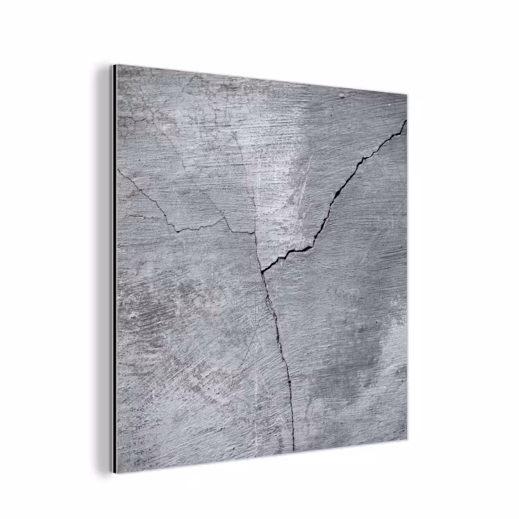 Beton - Grijs - Scheur aluminium wit klein -3d