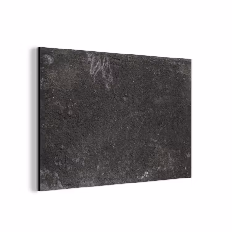 Beton - Muur - Zwart - Vintage - Industrieel aluminium wit klein -3d