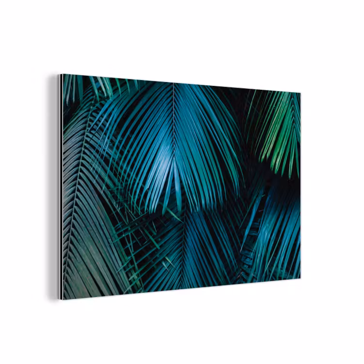 Bladeren - Tropisch - Jungle - Natuur aluminium wit klein -3d