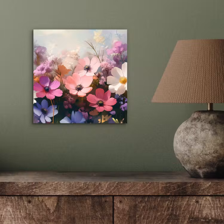 Bloemen - Kleurrijk - Bloei aluminium wit klein -sfeer2